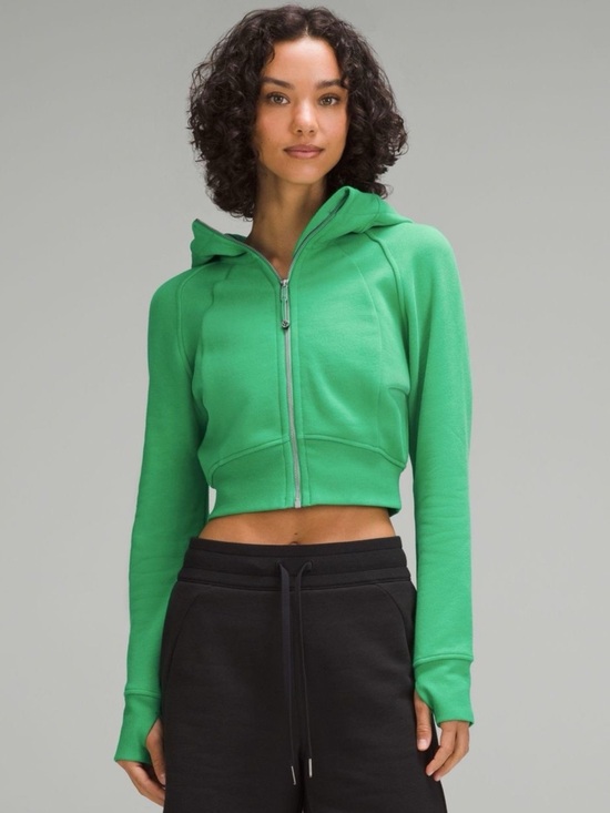 lululemon athletica Sweaters - LULULEMON FULL ZIP CROPPED HOODIE